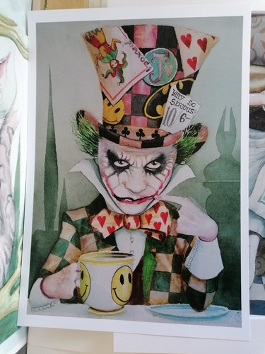 Mad hatter joker signed - mad,