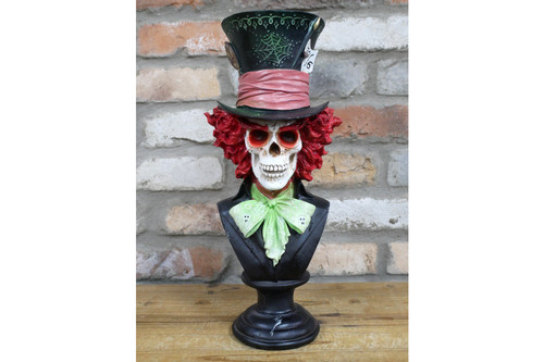 Mad hatter skeleton - skeleton, bust